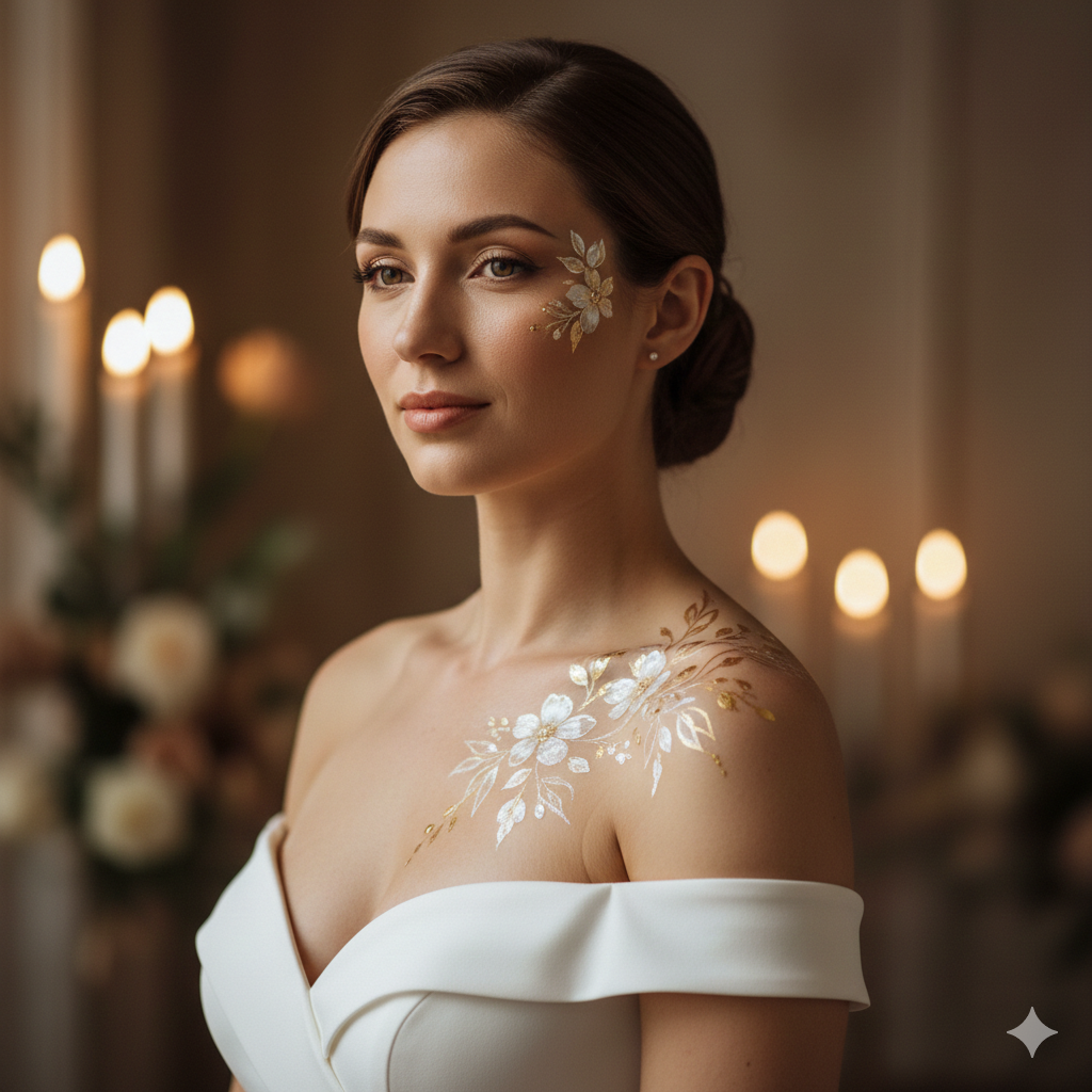 Maquillage élégant pour mariage